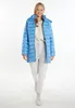 Damen Parka mit Kapuze, wattiertem Stehkragen, glänzend, Produktbild-Vorschau 3