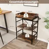 A kitchen cart with dimensions and weight capacity indicated. Podgląd zdjęcia produktu