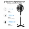 Standventilator 40cm Leise 45W Oszillierend Lüfter Produktbild-Vorschau 2