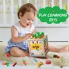 ASKSA Motorikwuerfel Holz Baby ab 1 Jahr, 6 in 1 Produktbild-Vorschau 11