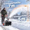 1400W Akku-Schneefräse mit 2 Akku | Brushless Motor 6500RPM Produktbild-Vorschau 3