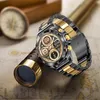 Smartwatch Herren Metallarmband Gold Silber Schwarz Produktbild-Vorschau 7