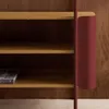 sweeek - Bücherregal mit gewölbtem Metall und Holzdekor, 6 Produktbild-Vorschau 10