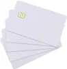 1x Plastikkarten Blankokarten Chipkarte SLE 4442 PVC weiß Produktbild-Vorschau 1