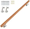 COSTWAY houten leuning, trapleuning, lengte 120 cm, leuning Productafbeelding-voorbeeld 1