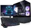 A gaming computer setup including a monitor, tower, keyboard, and mouse. Produktbild-Vorschau