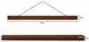 MG Design Braun Posterleiste Holz 18 cm - magnetischer Produktbild-Vorschau 2