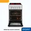 Exquisit ECM 8-4.1 BZ Inox Elektro-Standherd | Glaskeramik Produktbild-Vorschau 4