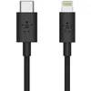 Belkin F8J239DS03-BLK, 1 m, Lightning, USB C, Männlich, Produktbild-Vorschau 1