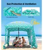 SucceBuy Strand-Cabana, 1,8 x 1,8 m Sonnenschutz mit Produktbild-Vorschau 4
