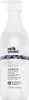 A white bottle of Milk_Shake Icy Blond Conditioner with text and a band of blue berries. Produktbild-Vorschau