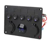 5 Gang Switch Panel, 5 Gang Rocker Switch, LED Switch Náhled obrázku produktu 3