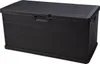A black outdoor storage box is shown from a front-side angle against a white background. Anteprima dell’immagine prodotto
