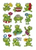 Étiquettes décoratives HERMA DECOR grenouilles 3 feuilles Voir les images du produit 3