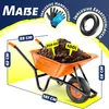 Brouette MASKO® pour le chantier, équipée de pneus, d'une Voir les images du produit 2