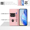 Litchi Leder Handyhülle für Samsung Galaxy S23 Ultra Wallet Produktbild-Vorschau 5