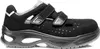 A studio shot of a black safety sandal. Produktbild-Vorschau