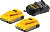 DeWalt DCB115D2-QW Akku-Kit (2 x 18 V / 2 Ah plus DCB 115) Produktbild-Vorschau 1