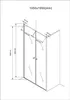 BuyLando Maja 105x195 cm Duschtür Nischdusche Klarglas Produktbild-Vorschau 7