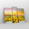 Bild auf Leinwand - Leinwandbild - Sonnenblumen Blume - Produktbild-Vorschau 4