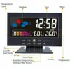 Chytré hodiny s digitálním displejem, bezdrátový měřič Náhled obrázku produktu 8