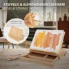 ECD Germany Stolní stojan ze dřeva, 33,5x26x6 cm, přírodní, Náhled obrázku produktu 4