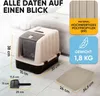 CROPLAS Katzenklo mit Deckel und Aktivkohlefilter + [ Produktbild-Vorschau 5