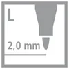Filzstift und Fineliner in einem - STABILO Trio 2 in 1 - Produktbild-Vorschau 12