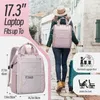 17,3“ Laptop-Rucksack für Frauen, stylische Rucksacktasche Produktbild-Vorschau 4