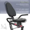HOMCOM Vélo d'appartement vélo couché semi-allongé Voir les images du produit 6