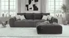 Big-Sofa XXL 306 cm Federkern Lounge Couch mit Bezug aus Produktbild-Vorschau 3