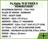 COBI HC WWII czołg Tiger II Koning 500kl 2732 Voir les images du produit 8