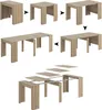 Dmora Consolle Allungabile Abicitren 51x90x78h cm Marrone Anteprima dell’immagine prodotto 2