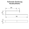 Bürstenking Handtuchhalter ohne Bohren – 39 cm – Produktbild-Vorschau 7