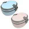 Set da 2 contenitori per il pane e il pranzo a 2 scomparti Anteprima dell’immagine prodotto 1