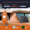 Solarway®️ 1840Wp / 800W Balkonkraftwerk mit 1,6 kWh Produktbild-Vorschau 2