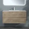 doporro Meuble de Salle de Bain Suspendu Chêne Clair Voir les images du produit 1