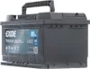 A car battery is shown against a white background. Produktbild-Vorschau