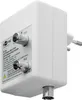 A white antenna amplifier with connectors and labeling. Anteprima dell’immagine prodotto