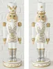 2tlg Set Kerzenleuchter Cracky Nussknacker weiß gold Produktbild-Vorschau 3