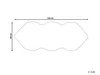 A diagram showing the dimensions of a bath mat. Náhled obrázku produktu