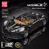 Mould King Remote Control Voiture Noire Hyper Car 13163S Produktbild-Vorschau 2