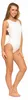 Biały Body Damski W Paski Z Szerokimi Ramiączkami Classic Podgląd zdjęcia produktu 5