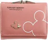 EDIBAZZAR | Kleine Damen Leder Geldbörse Mickey Mouse Leder Produktbild-Vorschau 2