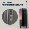 MuchoWow® Koffer Handgepäck Trolley Rollkoffer Kleine Produktbild-Vorschau 3