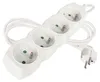 Prodlužovací kabel 1,5 m / 4 zásuvky / bílý / PVC / 1 mm2 Anteprima dell’immagine prodotto