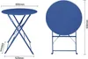 Runder Tisch „Bolero Perth Pavement Style“, dunkelblau Produktbild-Vorschau 6