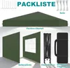 CEEDIR Pop Up Pavillon 3x3m Wasserdicht & Winterfest, Produktbild-Vorschau 4