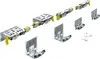 Laufteilset,9275796, max.60kg,verzinkt Produktbild-Vorschau 1