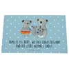 Mr. & Mrs. Panda Küchenbrett Koala Familie - Blau Pastell - Produktbild-Vorschau 3